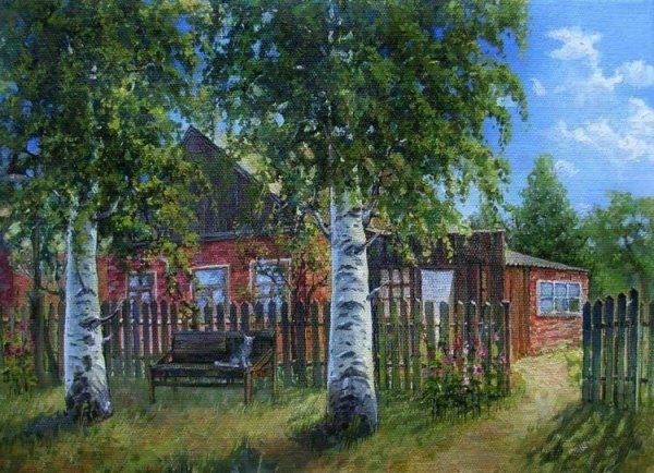 В. Игошев. Она все сына ждет. 1974 Г.