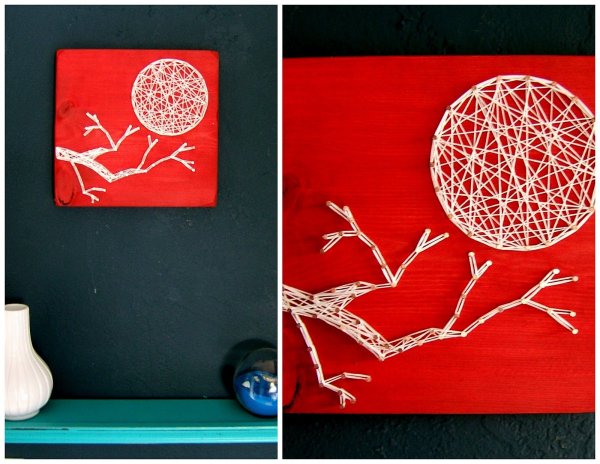 Панно из гвоздей