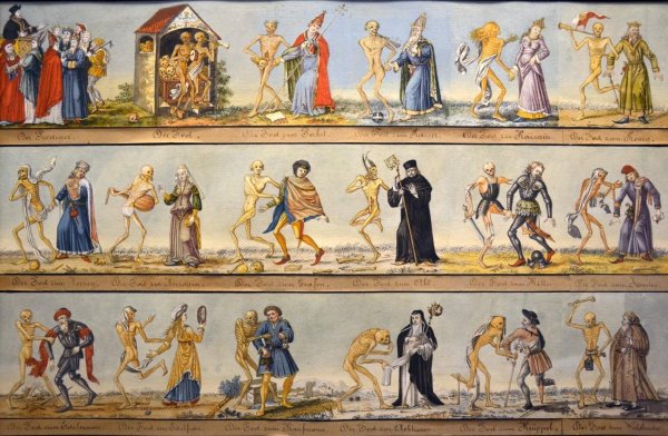 Средневековая пляска смерти Макабра