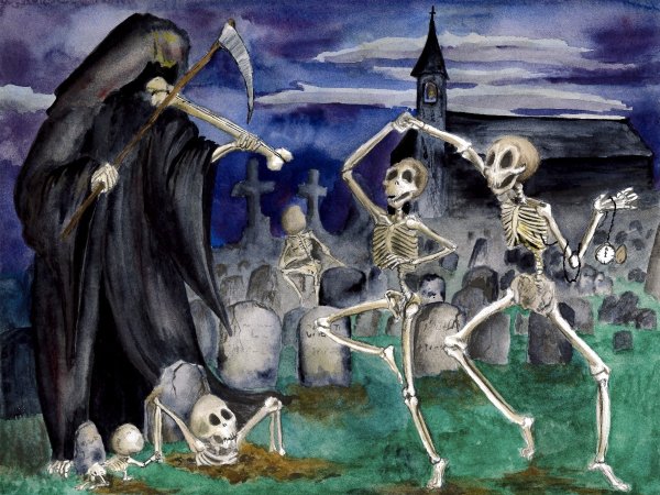 Средневековая пляска смерти Макабра