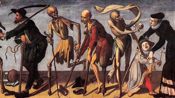Михаэль Вольгемут "пляска смерти", 1493 г.