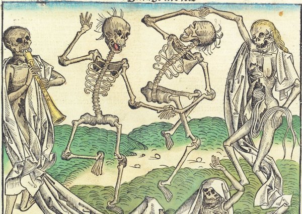 Средневековая пляска смерти Макабра
