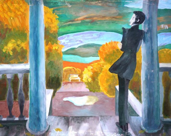 Попков Пушкин в Михайловском