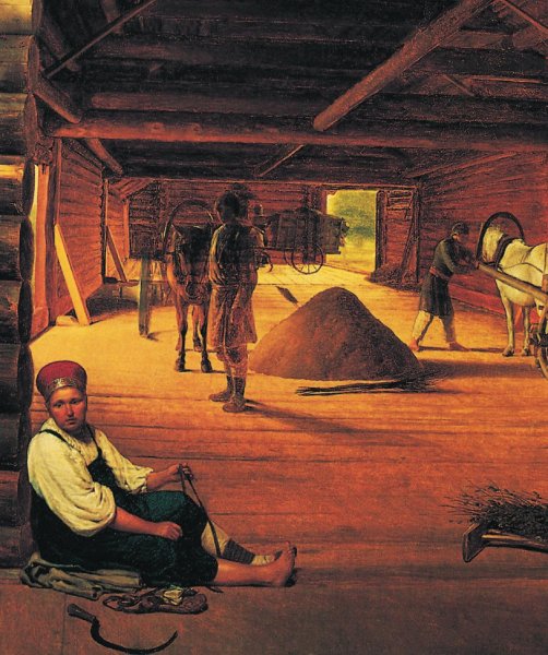 Алексей Венецианов гумно