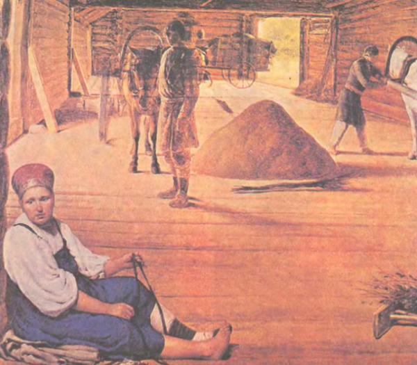 Венецианов на жатве