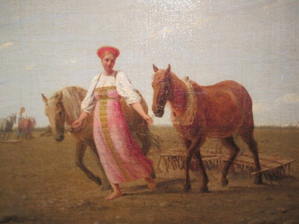 А Г Венецианов гумно