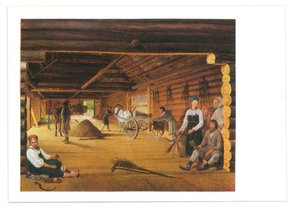 А Г Венецианов гумно