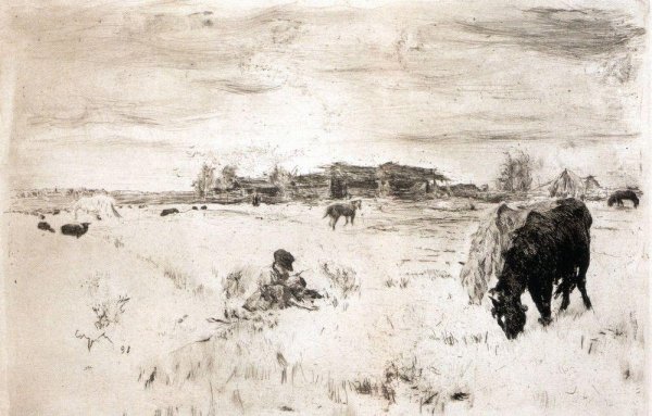 Валентин Серов октябрь Домотканово