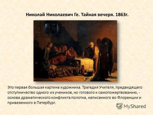 Николай Николаевич ге Тайная вечеря