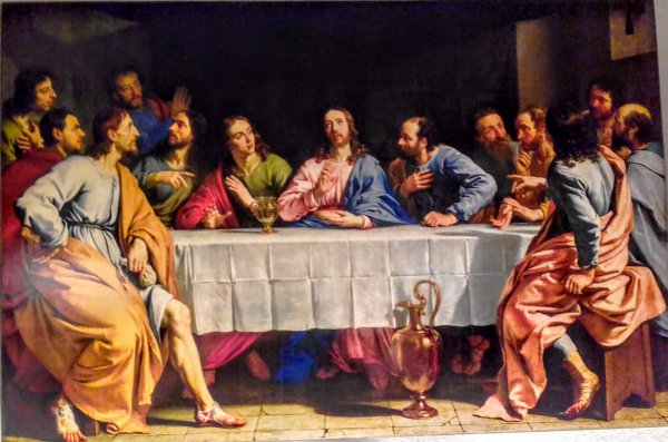 Картина художника ге Тайная вечеря