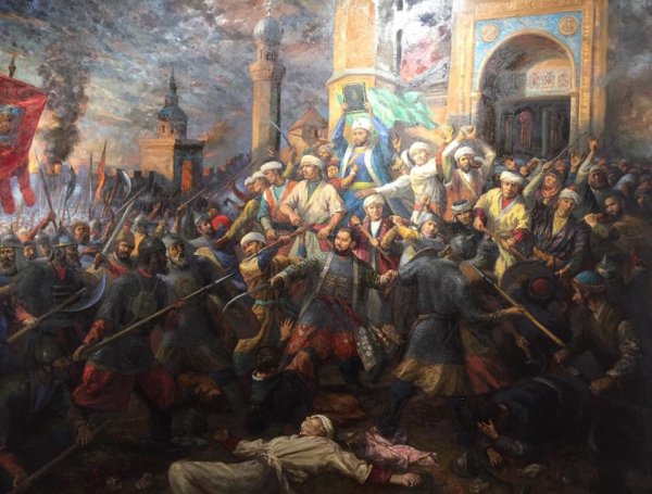 Взятие Казани войсками Ивана Грозного в 1552