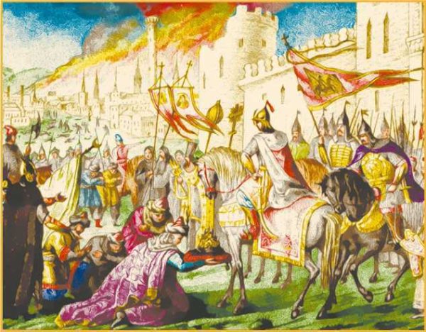 Взятие Полоцка 1563 картина