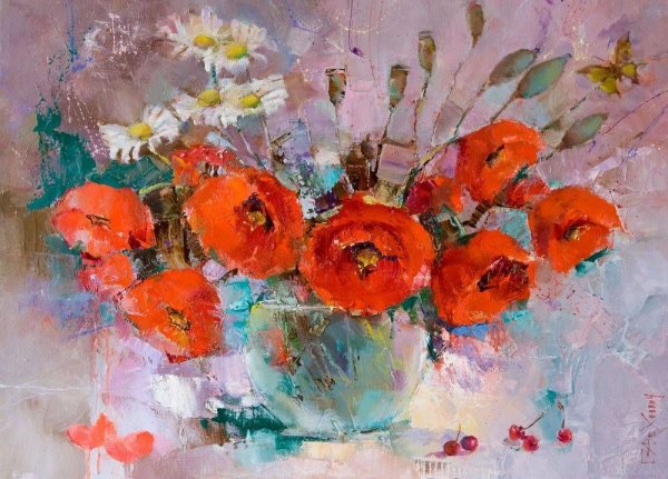 Живопись Аннет Логинова цветок