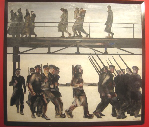 А. Дейнека. «Оборона Петрограда», 1928