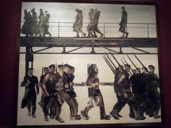 Дейнека оборона Петрограда