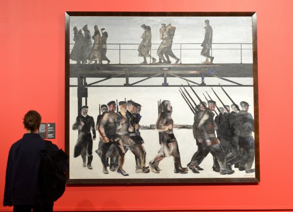 Дейнека оборона Петрограда