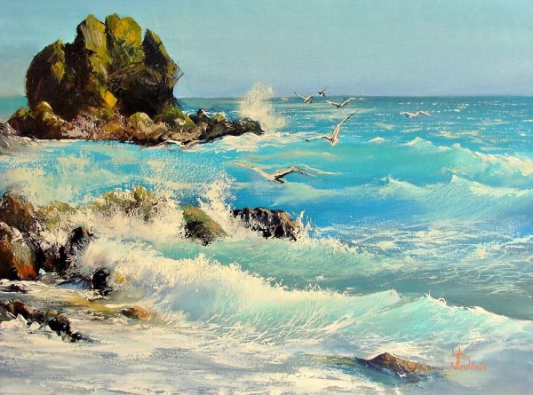 Картины черное море Боголюбов