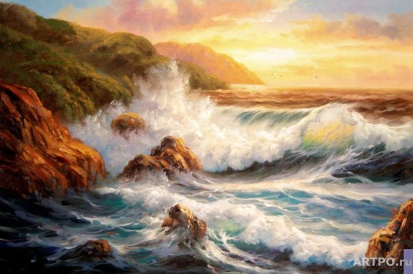 Сергей Минаев художник картины море