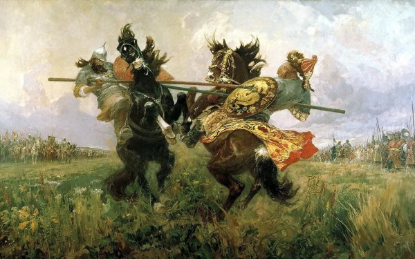 Пересвет и Челубей Куликовская битва