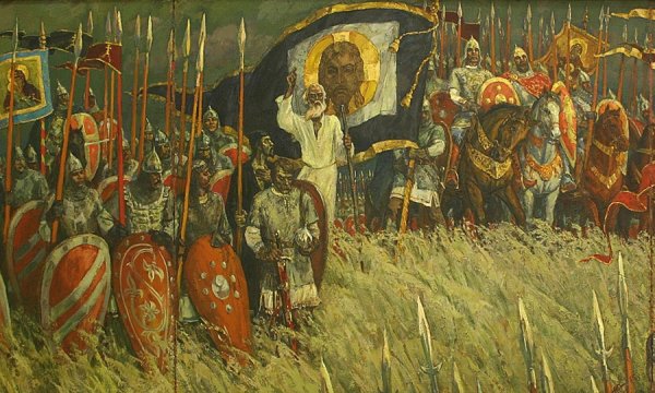 Дмитрий Донской на Куликовом поле