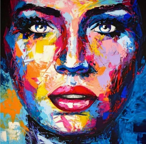 Красочный портрет