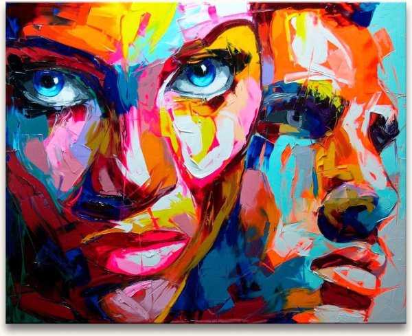 Франсуаза Нилли картины мастихином