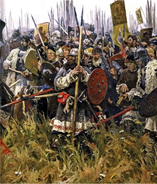 Дмитрий Донской на Куликовом поле