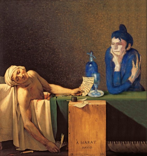 Жан Луи Давид смерть Марата 1793