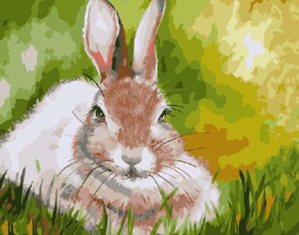 Заяц живопись