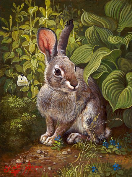 Мовчан художница Яна животные