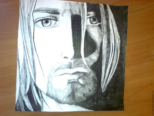 Картина Курт Кобейн