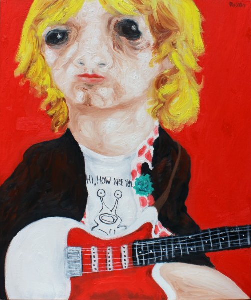 Kurt Cobain граффити