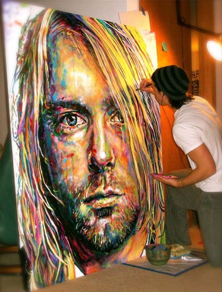 Курт Кобейн арт выстрел