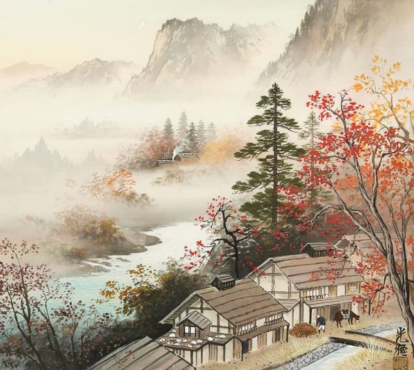 Японский художник Koukei Kojima