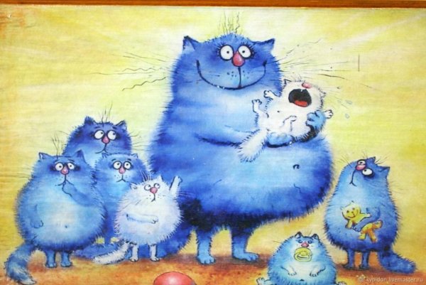 Голубые коты Ирины Зенюк 2022