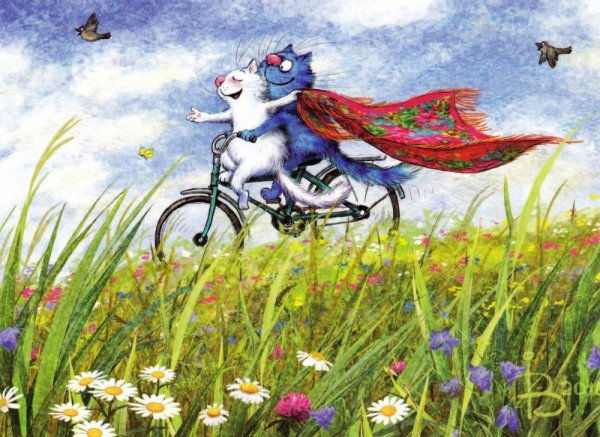 Синие коты Ирины Зенюк 2021