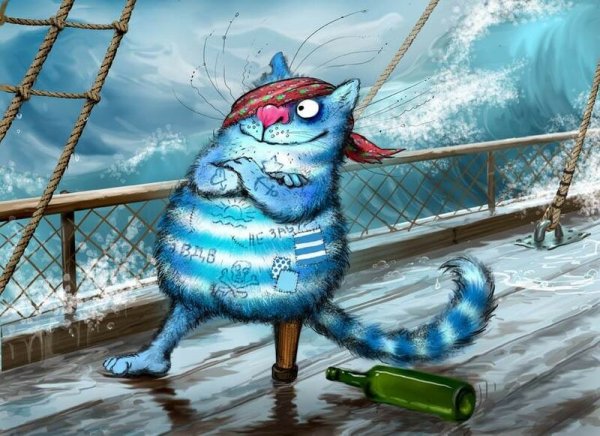 Голубые коты Ирины Зенюк