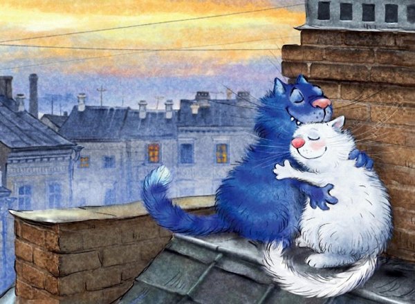 Синий кот Ирины Зенюк