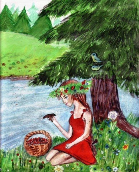 Эдвард Григ Паустовский корзина с еловыми шишками