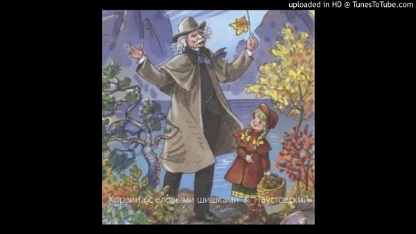 Корзина с еловыми шишками