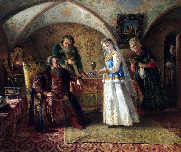 Константин Маковский поцелуйный обряд