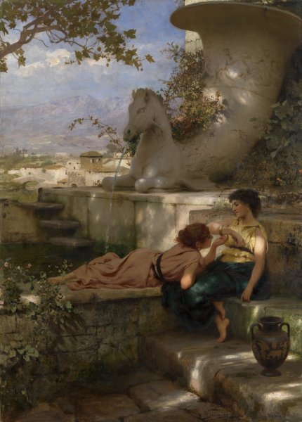 Семирадский Генрих Ипполитович. "По примеру богов" 1879 г