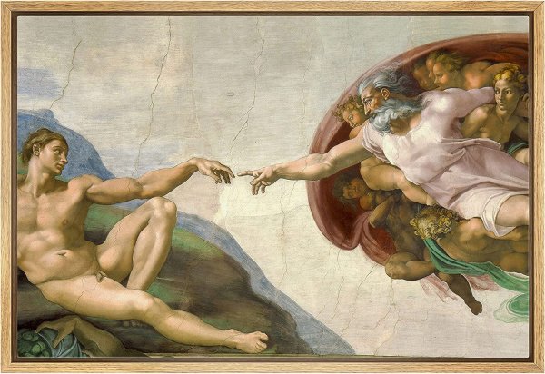 Микеланджело Буонарроти Сотворение Адама