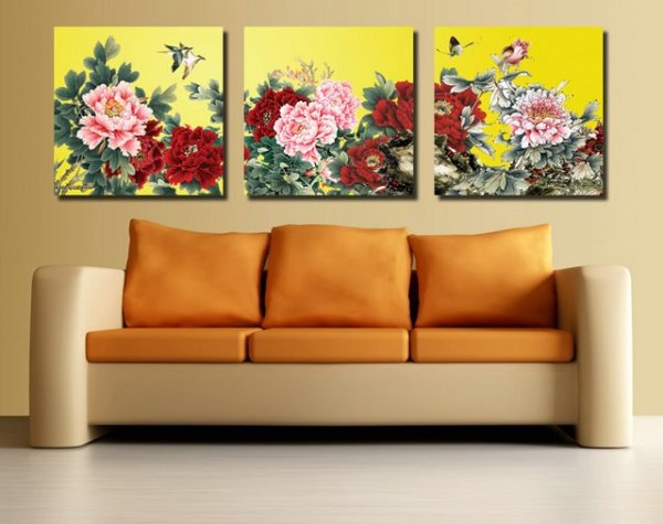 Триптих цветы