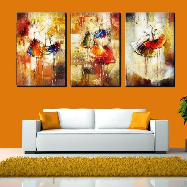 Триптих в интерьере