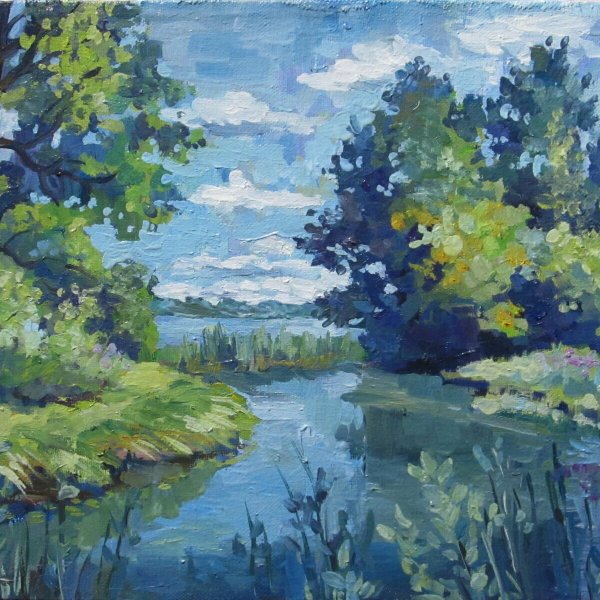 Пленерные этюды живопись масло