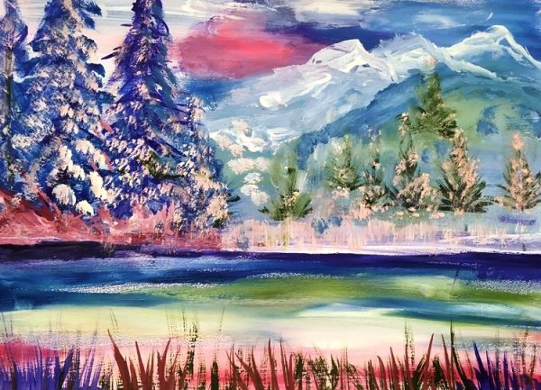 Правополушарное рисование гуашью