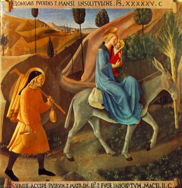 Иосиф и Мария бегство в Египет