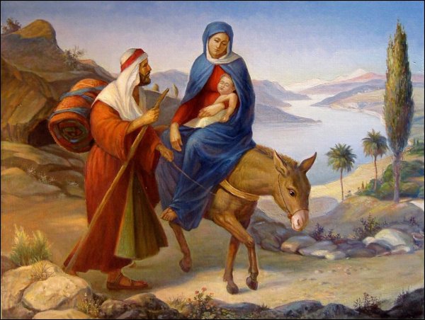 Бегство Марии и Иосифа в Египет