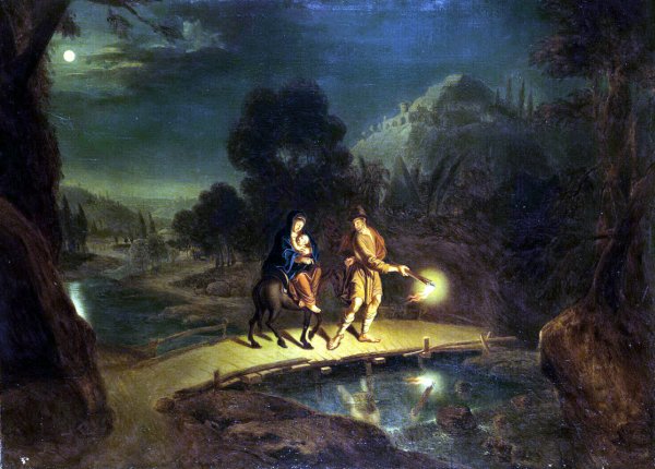 Бегство в Египет Рембрандт